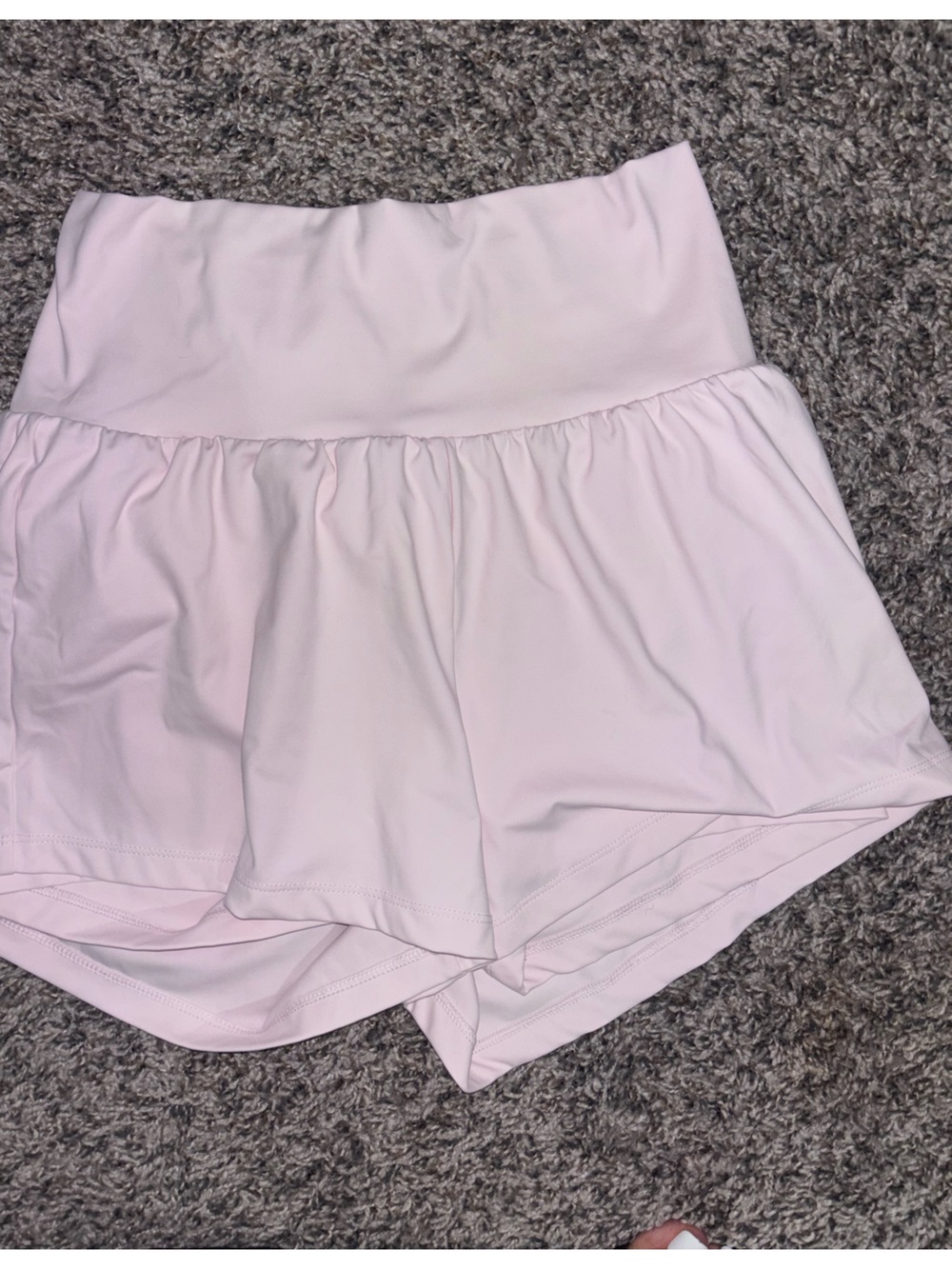 HALARA Soft Pink Skirted Athletic Shorts